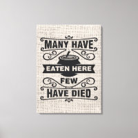 funny kitchen word art faux Burlap