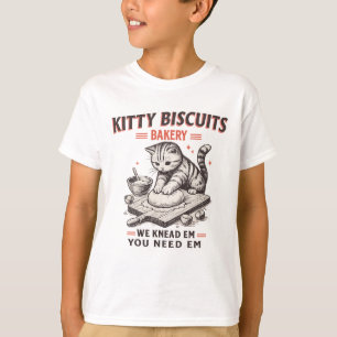 Funny Kitty Biscuits Bakery T-Shirt