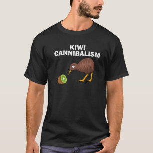 Funny Kiwi Bird Gift Cannibalism For Fruit Lover M T-Shirt