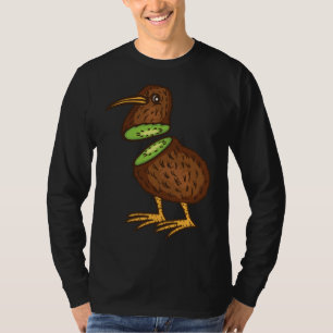 Funny Kiwi Bird Gift Men Women Cool Kiwi Bird Frui T-Shirt