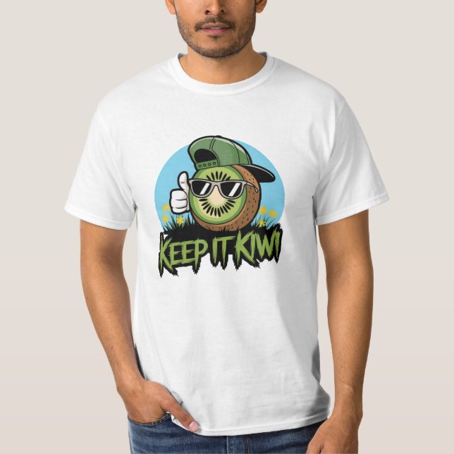 Funny Kiwi Fruit Graphic Tees for Everyday Wear (Front)