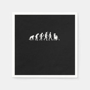 Funny Knitting Evolution Knitter Gift Idea Napkin