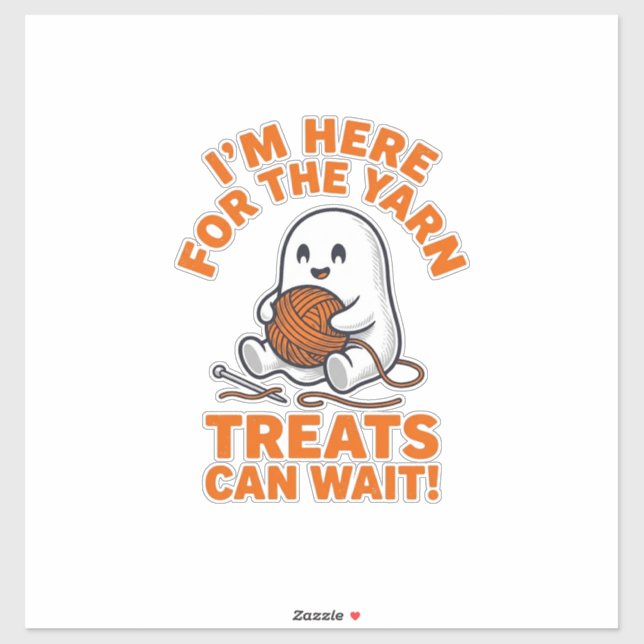 Funny Knitting Ghost Vintage Engraving Design_1 (Sheet)