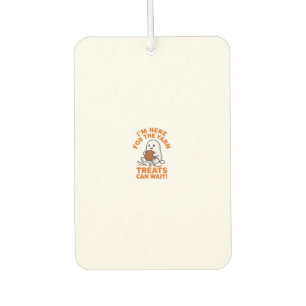 Funny Knitting Ghost Vintage Engraving Design_1 Car Air Freshener