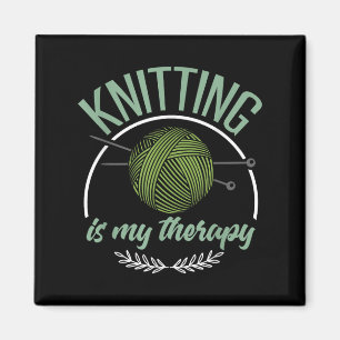 Funny Knitting Shirt Joke Knitter Quote I Love Kni Magnet