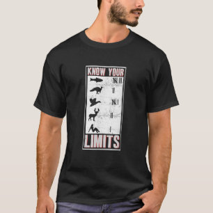 Funny Know Your Limits Wildlife Deer Hunting Hunte T-Shirt
