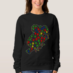 Funny Koala Animals Puzzle Pieces Autism Awareness Sweatshirt