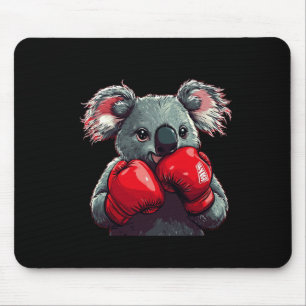 Funny Koala Bear In The Ring With Boxing Gloves Co Mouse Mat