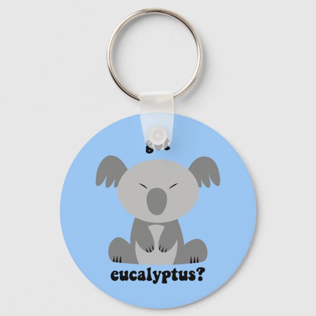 Funny Koala Bear Key Ring (Front)