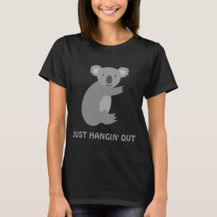 Funny koala bear shortsleeve womens tshirts