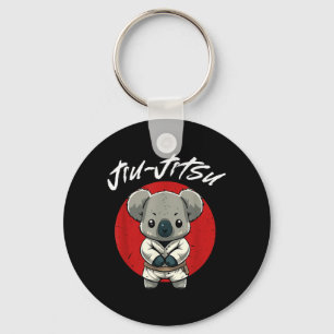 Funny Koala Brazilian Jiu Jitsu and Grappling Key Ring