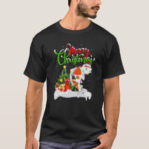 Funny Koi Fish Lover Xmas Lighting Koi Christmas T-Shirt