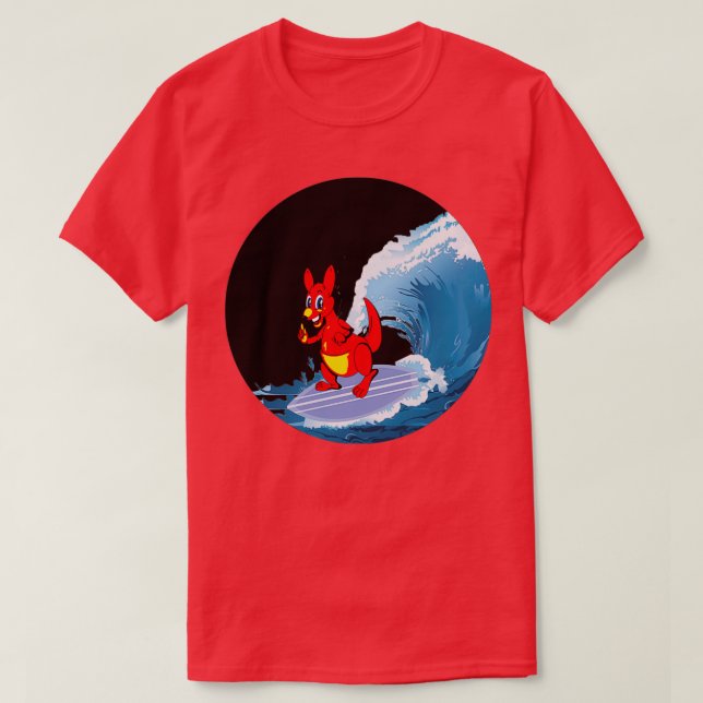 funny Koungoro surf travel summer beach T-Shirt (Design Front)