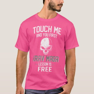 Funny Krav Maga Skull - Military Combat Self Defen T-Shirt