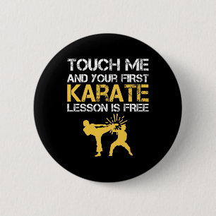 Funny Kyokushin Karate  6 Cm Round Badge
