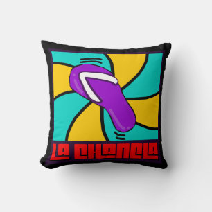 Funny La Chancla Trendy Spanish Latina Mum Cushion