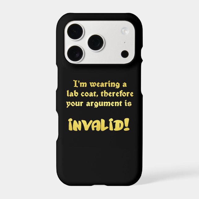 Funny Lab Coat Logic: The Ultimate Argument Ender (Back)
