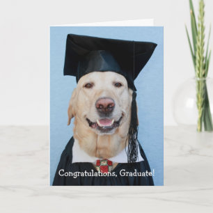 Funny Lab Graduation Card