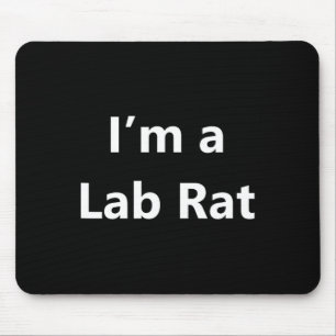 Funny Lab Rat Halloween Costume Pretend Minute Laz Mouse Mat