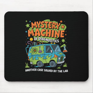 Funny Lab Week 2025 Retro Mystery Machine Of Diagn Mouse Mat