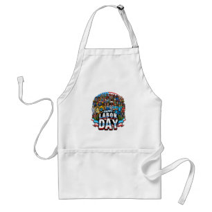 Funny Labour Day Happy American Labour Day Standard Apron