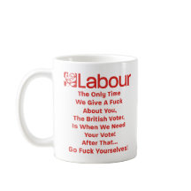 Funny Labour Parody Mug Rude Political Satire Nove