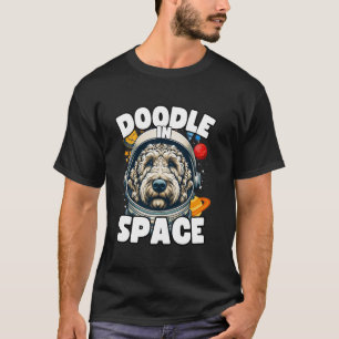 Funny Labradoodle Space Design Labradoodle Lover T-Shirt