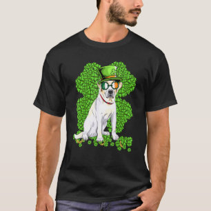 Funny Labrador Dog Shamrock St Patricks Day T-Shirt