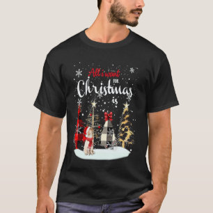 Funny Labrador Retriever All I Want For Christmas T-Shirt