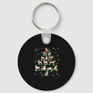 Funny Labrador Retriever Christmas Tree Classic T- Key Ring