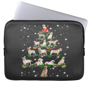 Funny Labrador Retriever Christmas Tree Classic T- Laptop Sleeve