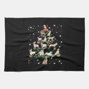 Funny Labrador Retriever Christmas Tree Classic T- Tea Towel
