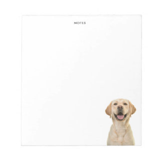 Funny Labrador Retriever Dog Personalised Name Notepad