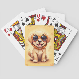 Funny Labrador Retriever Kawaii Dog Playing Cards