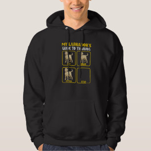 Funny Labrador training guide for labs moms dads l Hoodie