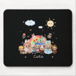 Funny Labubu Cute Labubu The Monsters Pink Christm Mouse Mat<br><div class="desc">Funny Labubu Cute Labubu The Monsters Pink Christmas 3</div>