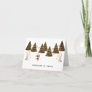 funny lacrosse Christmas card