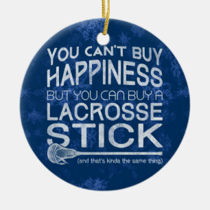 Funny Lacrosse Christmas Ornament Decoration