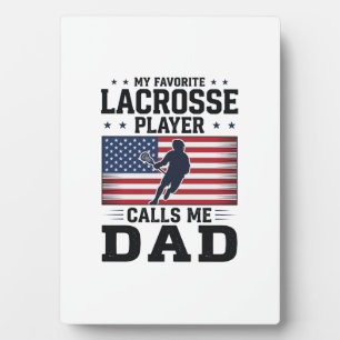 Funny Lacrosse Dad American Flag Vintage Shirt Des Plaque