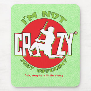 Funny Lacrosse Goalie Design Mousepad