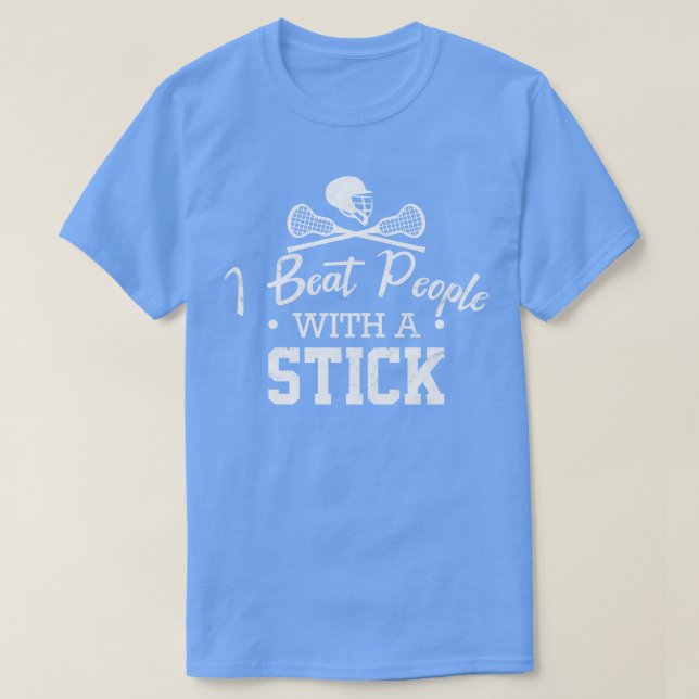 Funny Lacrosse  T-Shirt (Design Front)