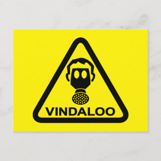 Funny Lads Curry Night Spicy Food Party Invite Postcard