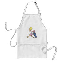 funny lady golfer cartoon graphic