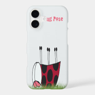 Funny Ladybug Dead Bug Yoga Pose