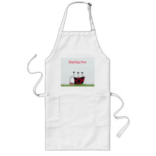 Funny Ladybug Dead Bug Yoga Pose Long Apron