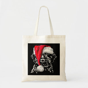 Funny Lagotto Romagnolo Santa Christmas dog mum gi Tote Bag
