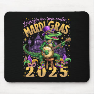 Funny Laissez Les Bon Temps Rouler Mardi Gras 2025 Mouse Mat