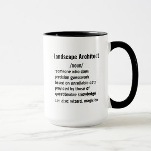 Funny Landscape Architect Definition gifts  Mug