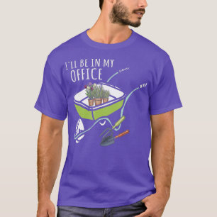 Funny Landscaping Wheelbarrow Flower Gardening T-Shirt