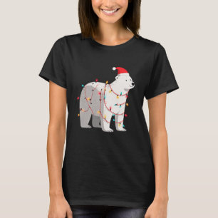 Funny Lar Bear Christmas Graphics Animal Lights Lo T-Shirt